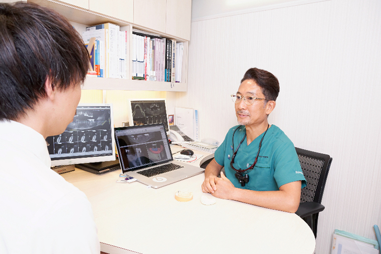 カウンセリングと精密な検査を特に大切にしています